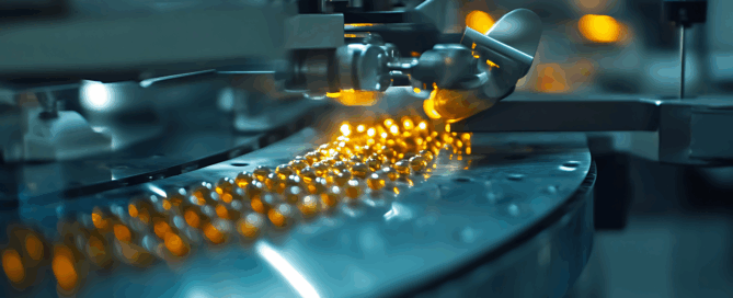 Zoomed in image of lab testing equipment.